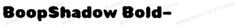 BoopShadow Bold字体转换